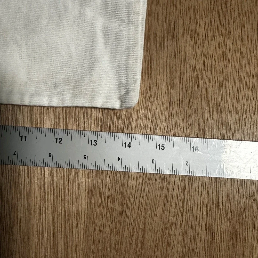 Alexander McQueen Dust Bag White Canvas Logo Print